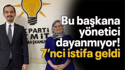 Bu başkana yönetici dayanmıyor! 7’nci istifa geldi